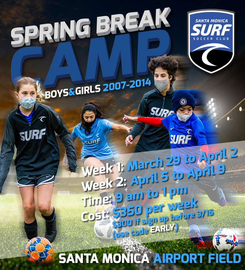 Spring Break Camp Dates Announced! – Santa Monica Surf